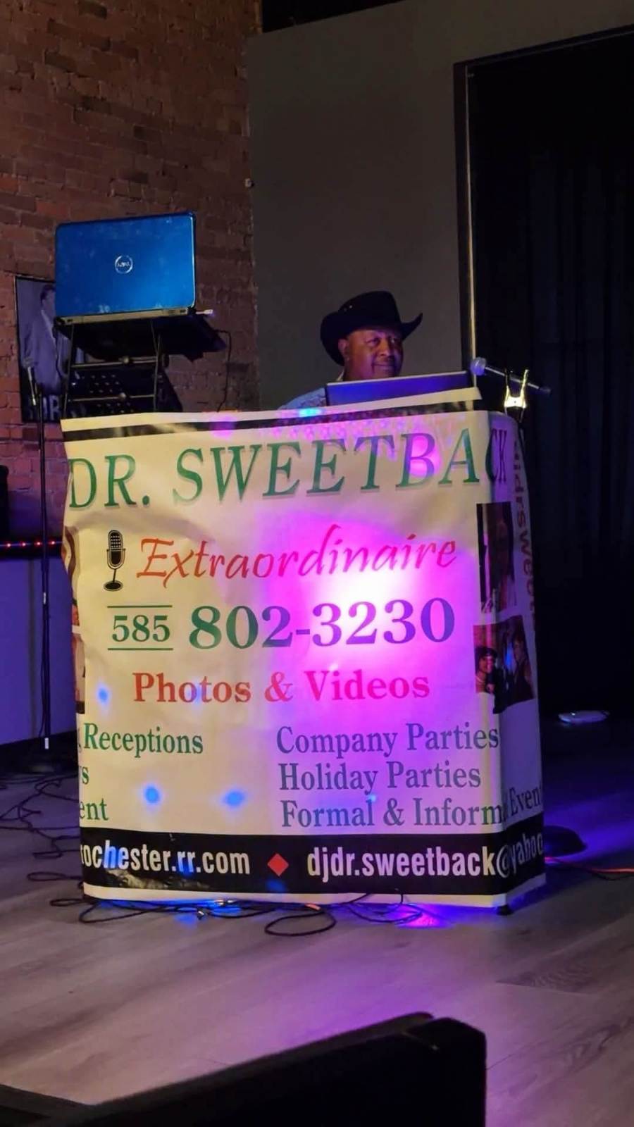 Dr. Sweetback DJ Booth